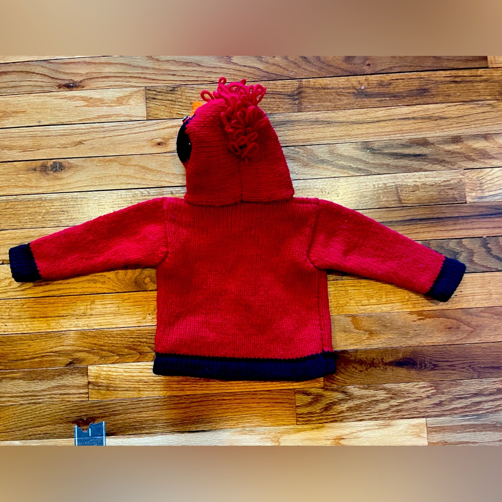 Red bird jacket - Picture 2 of 4